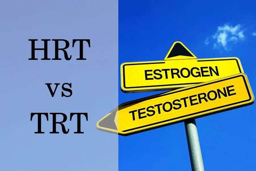 hrt-vs-trt treatment